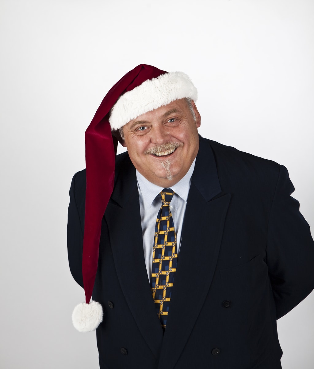 Arne Lundemann med nissehue