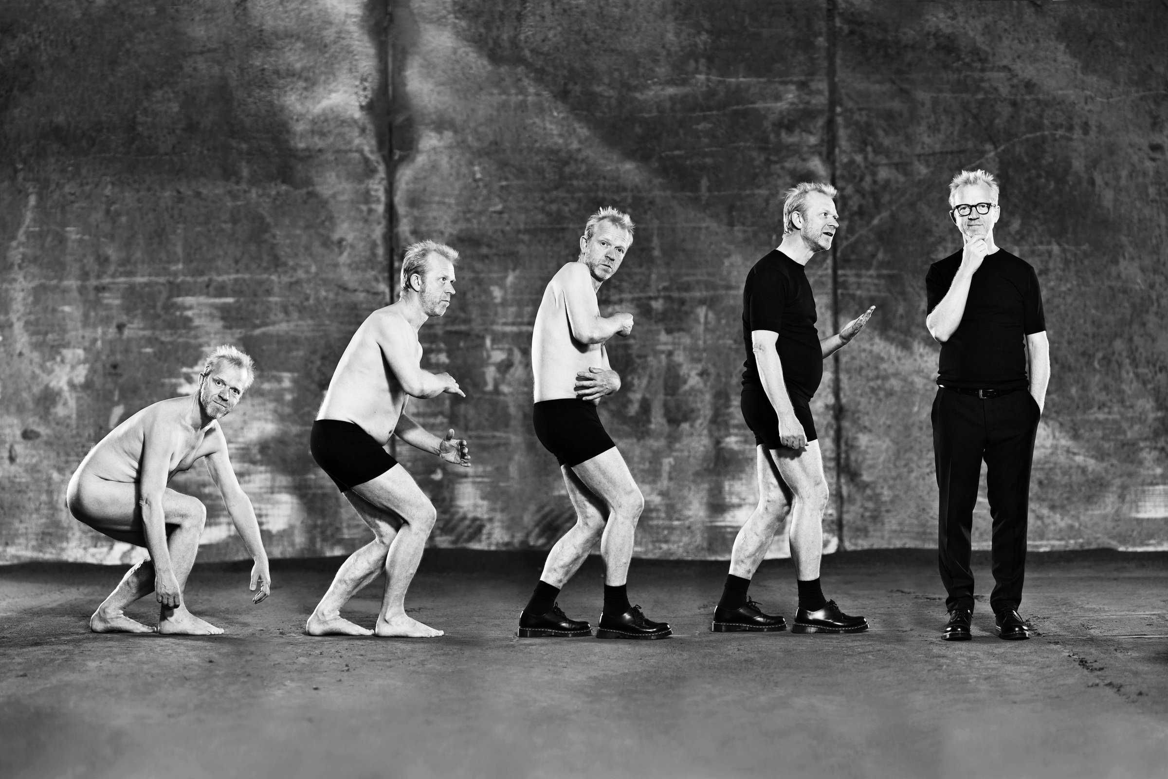 Carsten Knudsen i fem versioner