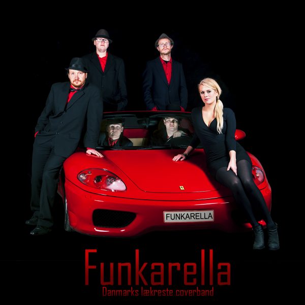 Funkarella sidder på Ferrari