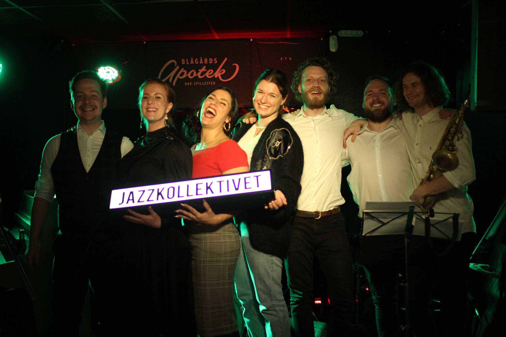 band på scene jazzkollektivet