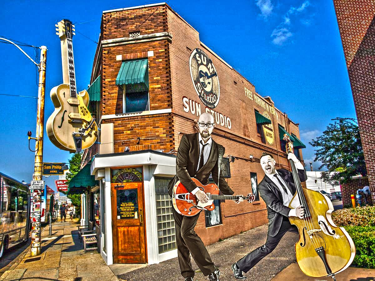 Elvis is Alive spiller foran sun studio