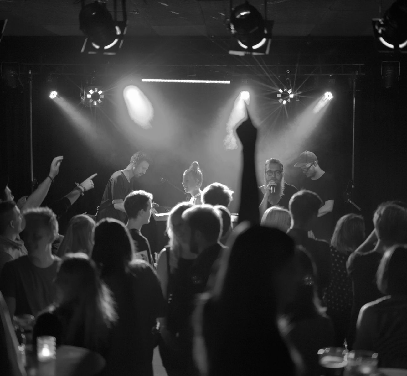 DJ Killers i sort hvid