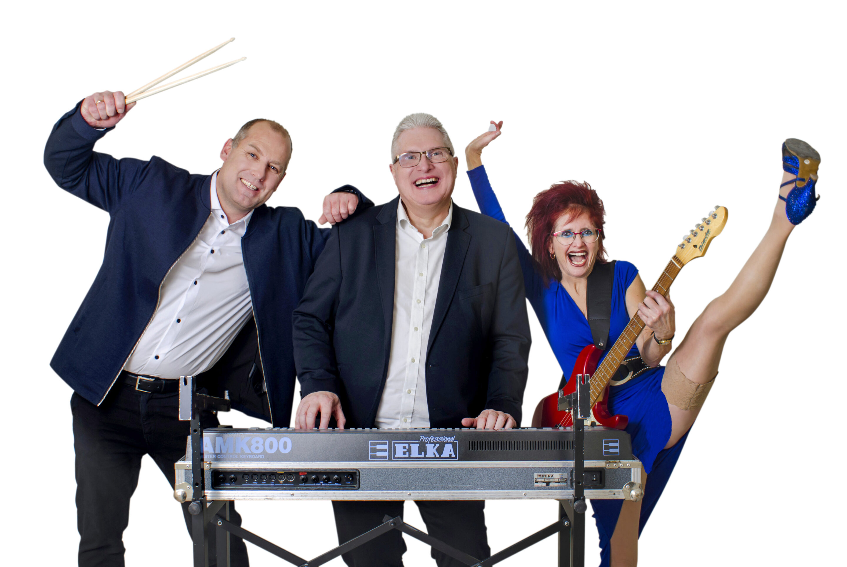 Sussi og drengene på keywboard