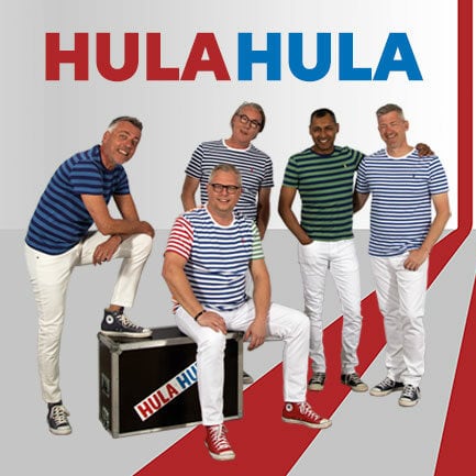 Hula Hula pressefoto 5 mænd