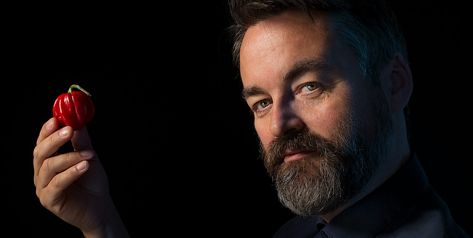 Chili Klaus med chili close up