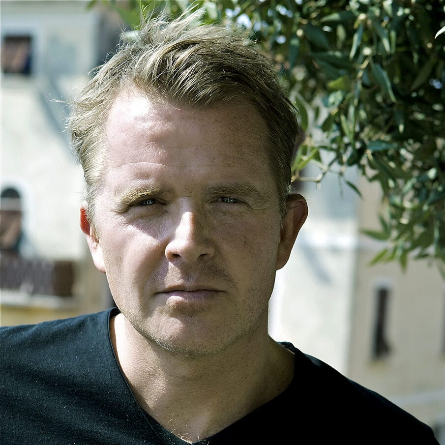Rolf Sørensen med sort t-shirt