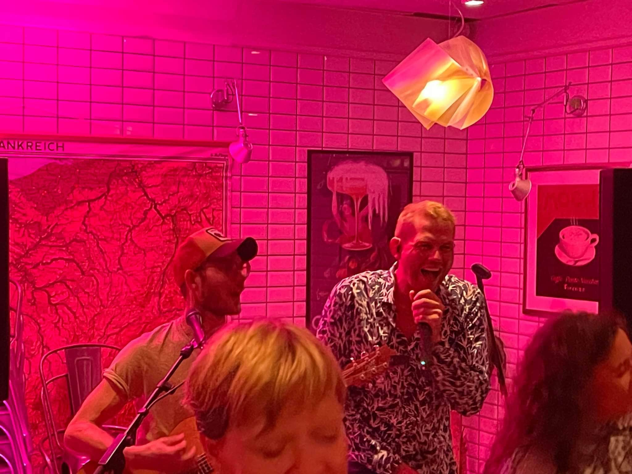 Hornshøj duo rødt festlys