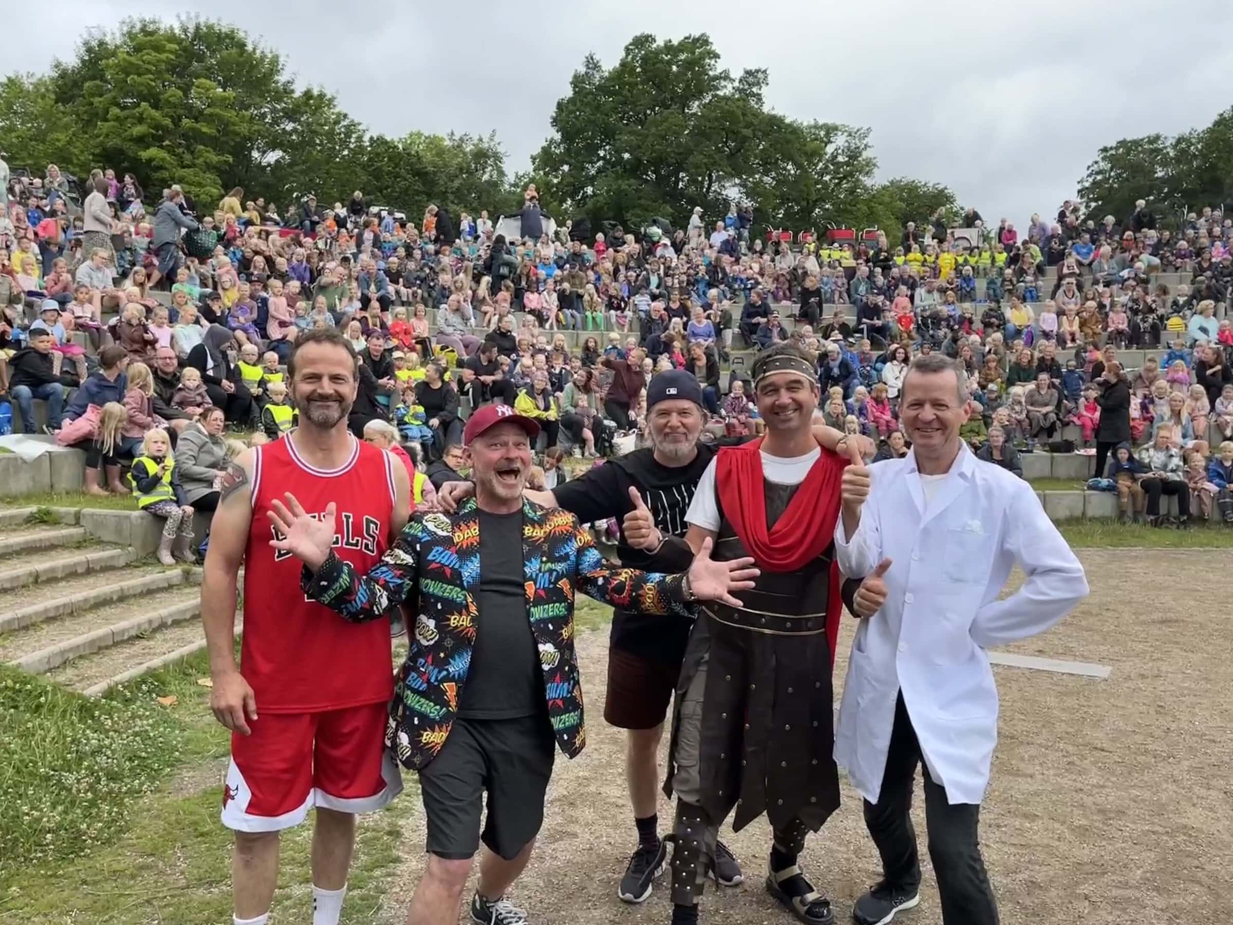 Mek Pek for børn med publikum