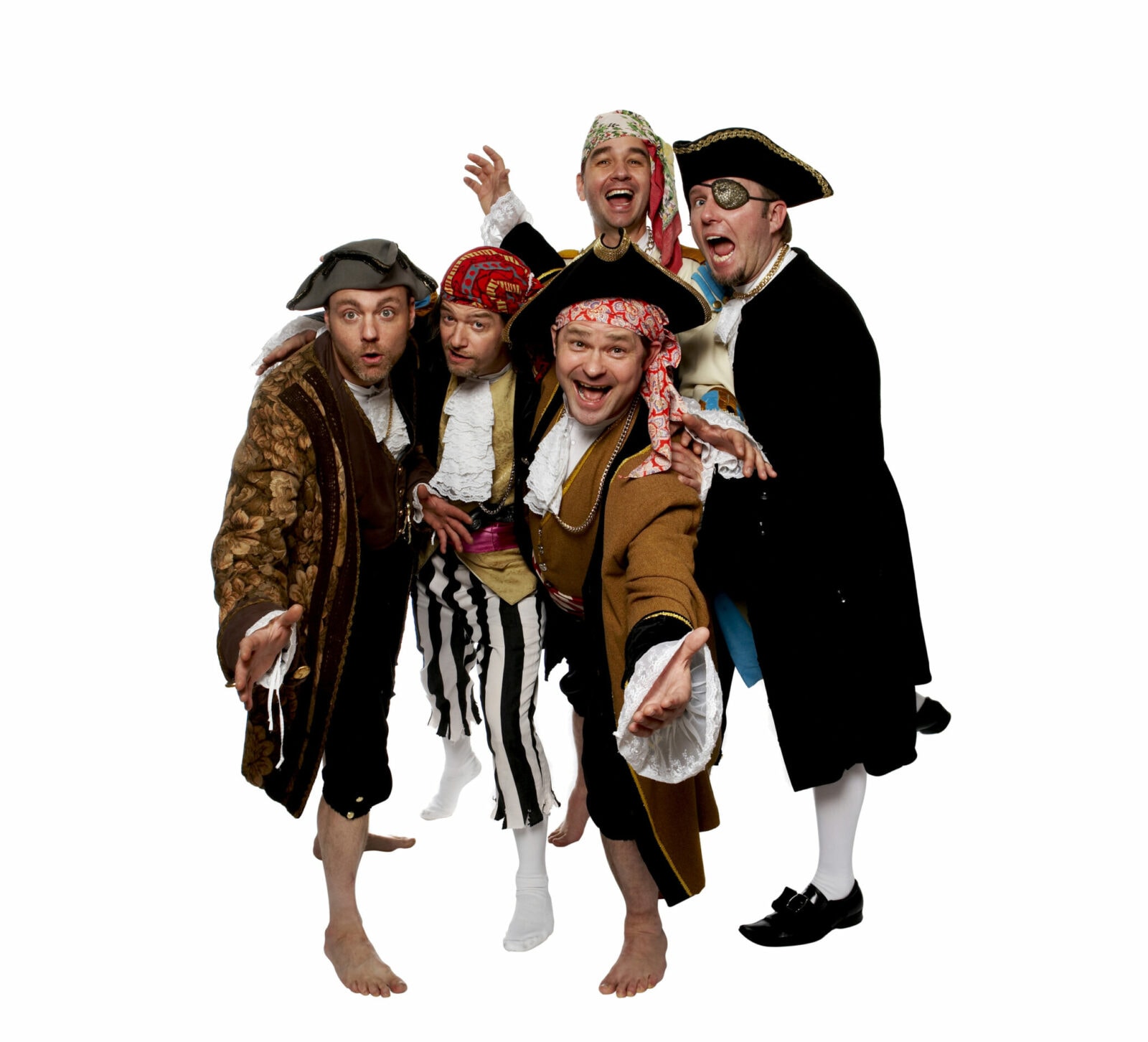 Mek Pek for børn iført pirattøj