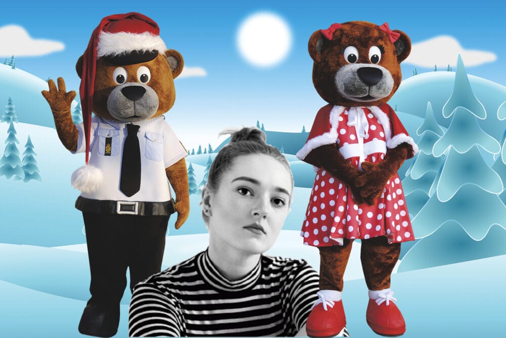 Bamse Betjent, Frk. Flora og Sara blå